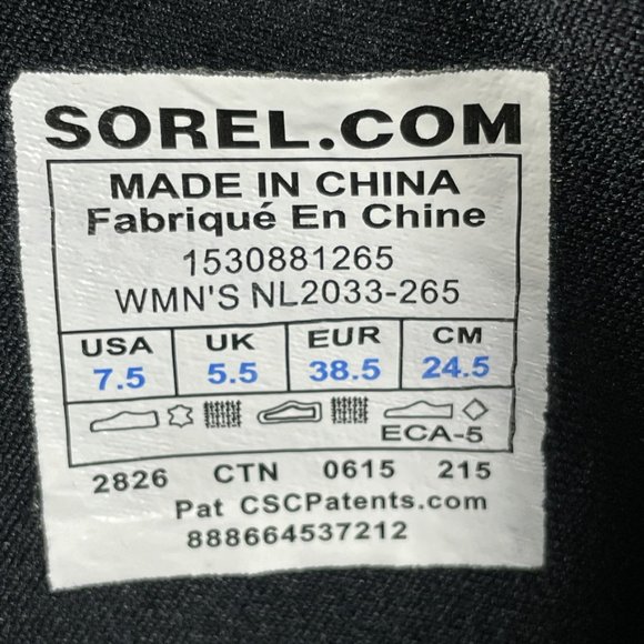 Sorel Conquest Carly Tall Winter Snow Boots - Picture 9 of 10